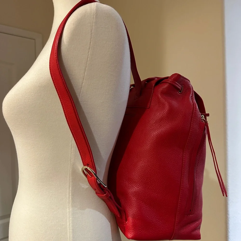 Tory Burch Red Backpack - Picture 8 of 17